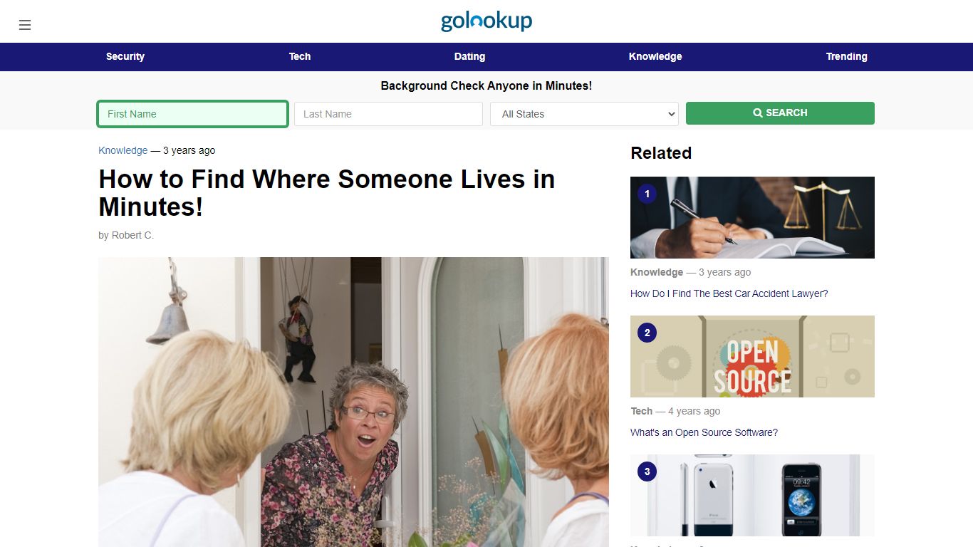 How to Find Where Someone Lives in Minutes! - GoLookUp